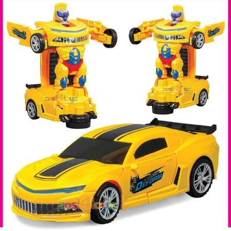 Original China Yellow Transformer Robot Car for best children’s gift