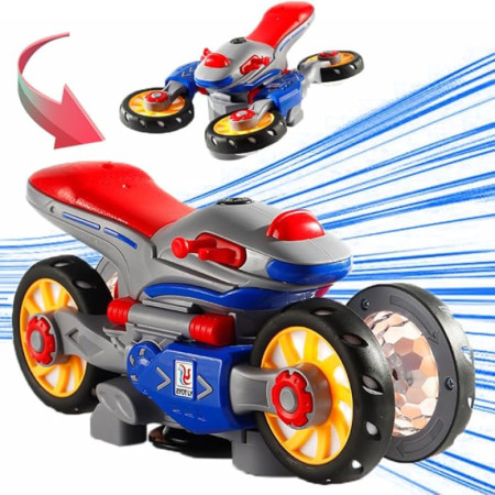 Motorbike Toy 360° transformer with Music & LED Light