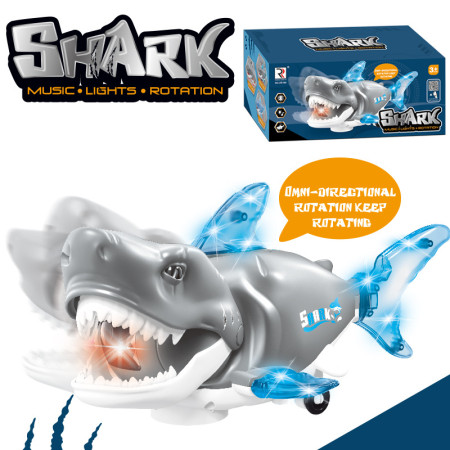 Shark Toy With Music, Light & Rotation