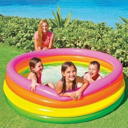 Intex Sunset Glow Inflatable Pool, 58 inch x 13 inch