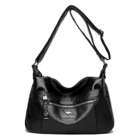 Classic Charm Women's Shoulder Bag black