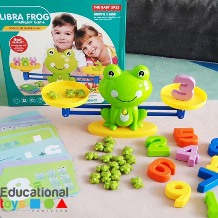 Frog Math Balance Scale Toy For Kids