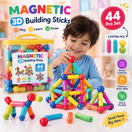 44 pcs set Magnetic-sticks