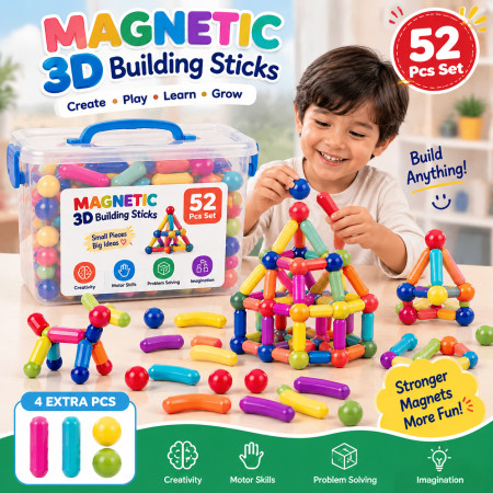 52  pcs set Magnetic-sticks